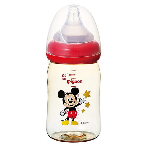 Pigeon Baby Bottle Plastic - 160ml - Mickey - Harajuku Culture Japan - Japanease Products Store Beauty and Stationery