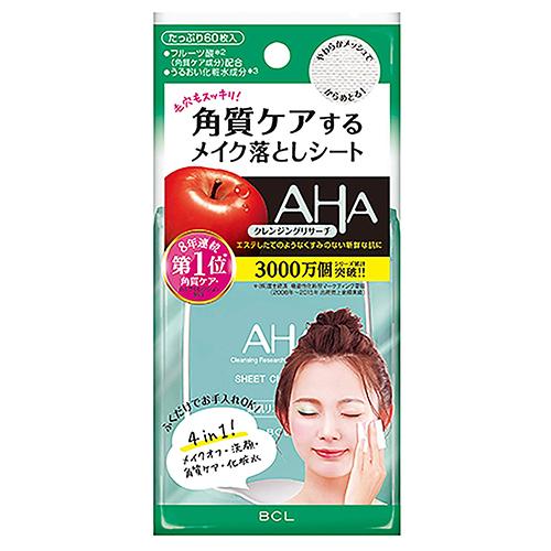 Cleansing Research AHA Sheet Cleansing - 60sheets - Harajuku Culture Japan - Japanease Products Store Beauty and Stationery