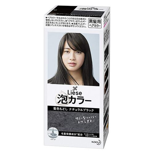 Liese Kao Bubble Hair Color Prettia - Natural Black - Harajuku Culture Japan - Japanease Products Store Beauty and Stationery