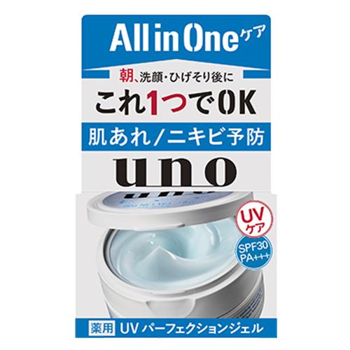 Shiseido UNO Face Care Perfection Gel 80g - Harajuku Culture Japan - Japanease Products Store Beauty and Stationery