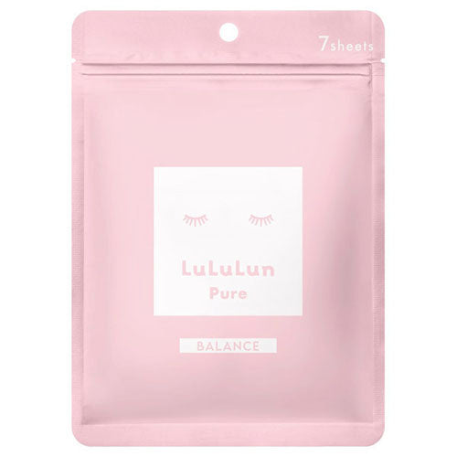 Lululun Face Mask 7pc - Pink - Balanced moisturizing type
