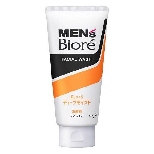 Biore Mens Facial Wash Deep Moist 130g - Harajuku Culture Japan - Japanease Products Store Beauty and Stationery