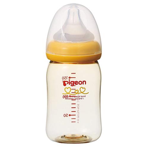 Pigeon Baby Bottle Plastic - 160ml - Orange Yellow - Harajuku Culture Japan - Japanease Products Store Beauty and Stationery