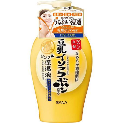 Sana Nameraka Honpo Soy Milk Isoflavone Wrinkle Skin Lotion -230ml - Harajuku Culture Japan - Japanease Products Store Beauty and Stationery