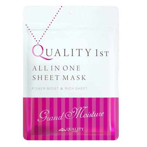 Quality First All in One Sheet Mask Grand Moist - 1box for 7pcs - Harajuku Culture Japan - Japanease Products Store Beauty and Stationery