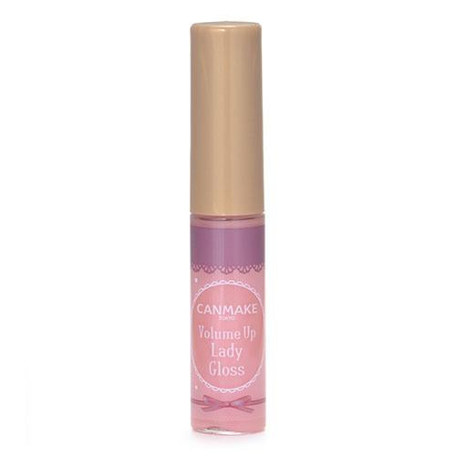 Canmake Volume Up Lady Gloss - 01 Pearl Pink SPF15/PA++ - Harajuku Culture Japan - Japanease Products Store Beauty and Stationery