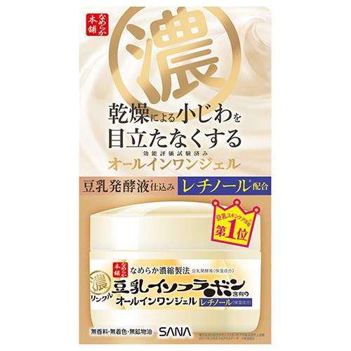 Sana Nameraka Honpo Soy Milk Isoflavone Wrinkle Gel Cream N - 100g - Harajuku Culture Japan - Japanease Products Store Beauty and Stationery