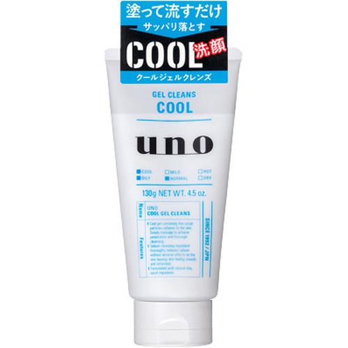 Shiseido UNO Face Wash Cool Gel Cleanse  130g - Harajuku Culture Japan - Japanease Products Store Beauty and Stationery