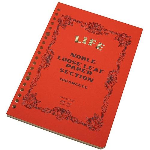 LIFE Noble Loose Leaf - A5 - Harajuku Culture Japan - Japanease Products Store Beauty and Stationery