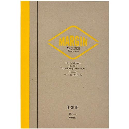 LIFE Margin Note A5 - Harajuku Culture Japan - Japanease Products Store Beauty and Stationery