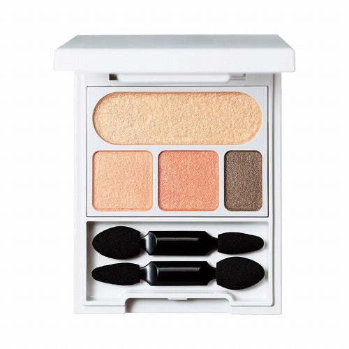 Orbis Make Up Eye Shadow Shine Quartet Eyes - Peach Tone