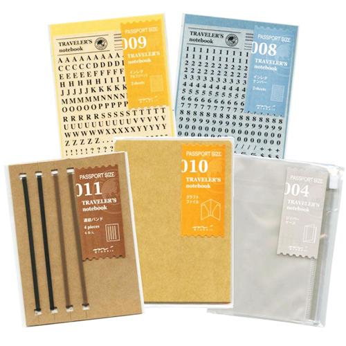 Midori Traveler's Note Book Passport Size Refill 011 - Connecting Rubber Band - Harajuku Culture Japan - Japanease Products Store Beauty and Stationery